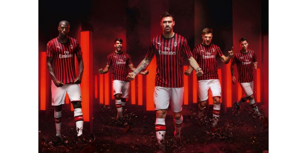 AC Milan nova atualização equipamento de visitado
